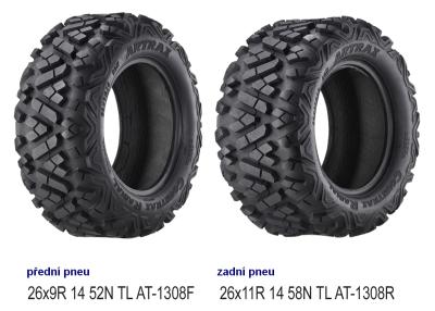Nhradn dl: AR-CR-1308-02 - Sada 4 pneu Artrax COUNTRAX RADIAL AT-1308